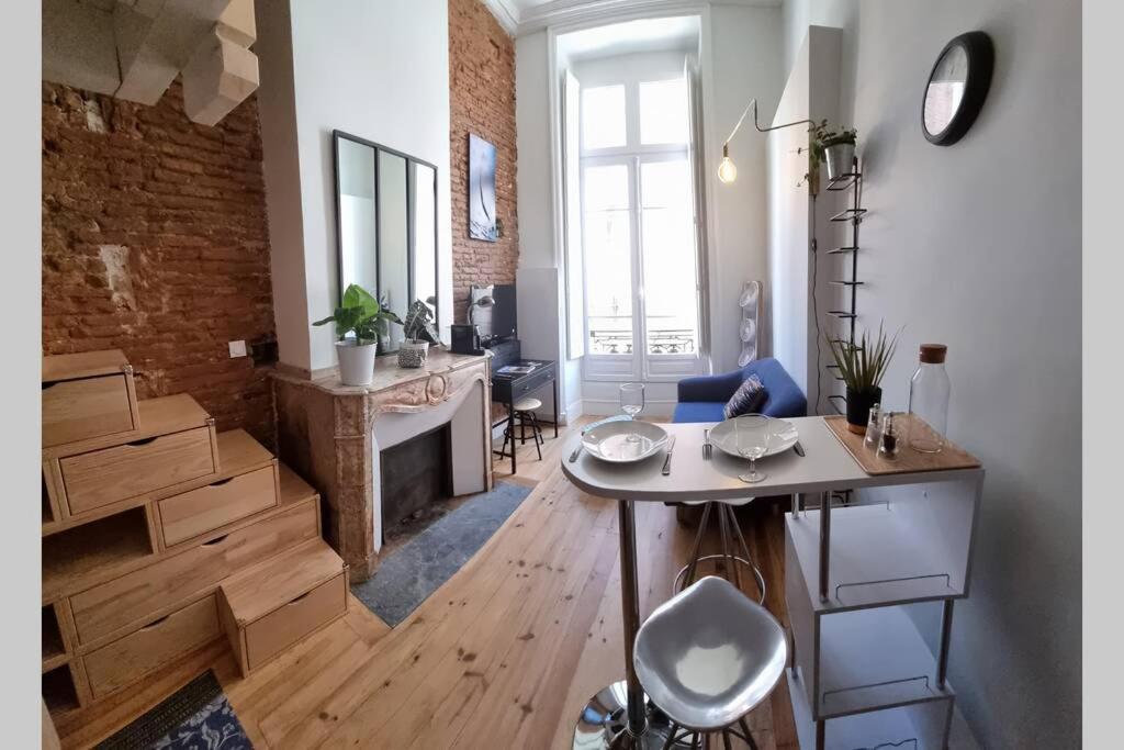 T1 Bis Cosy- Hypercentre - Clim - Metro - Wifi Appartement Toulouse Buitenkant foto